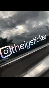 Custom IG Decal